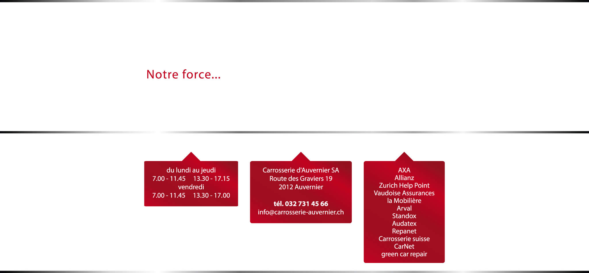 carrosserie auvernier - neuch&acirc;tel - voiture